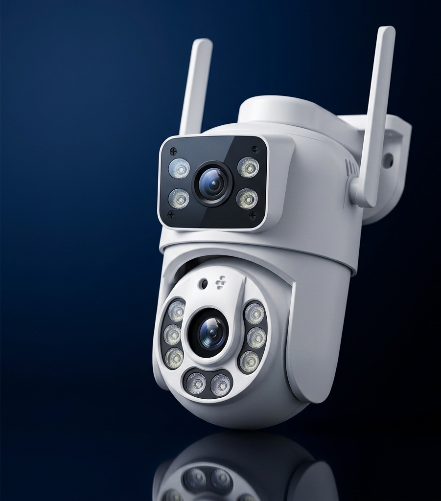 Cámara IP WiFi 360° Doble Lente